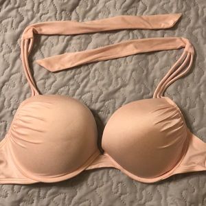 Pink bombshell halter